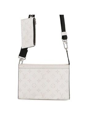 Louis Vuitton Shoulder Bag Monogram Taiga Gaston Wearable Wallet Optical White
